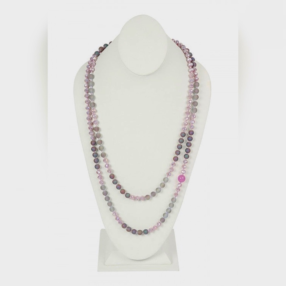 Shades of Purple Long Necklace